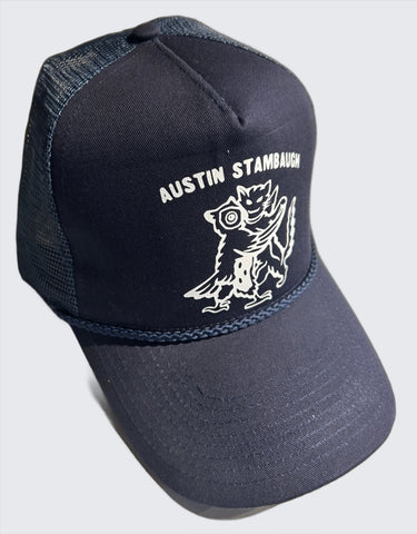 HAT: Austin Stambaugh - Owlcat Logo - cotton twilled Cobra Cap - Navy