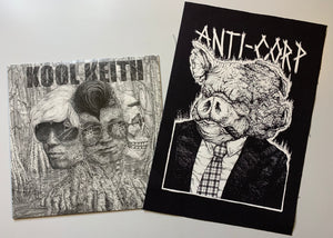 BUNDLE: Kool Keith - Complicated Trip 12" / Anti-Corp Pig Backpatch (LP/Backpatch)